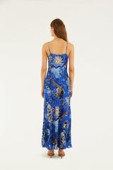 Blue Mystical Maxi Dress