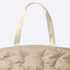 Owala The Cloud Inflatable insulation. Packs flat. 16L capacity Beige Babe