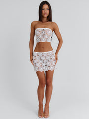 Amie Crop Top White