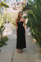 NIA Beverly Mesh Maxi Dress