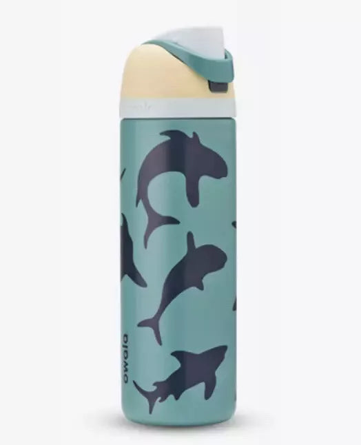 Owala Fin Frenzy Color Drop 24 oz bottiglia d'acqua FreeSip
