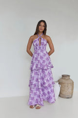 Lover And Dreamer Halter Maxi Dress Lilac
